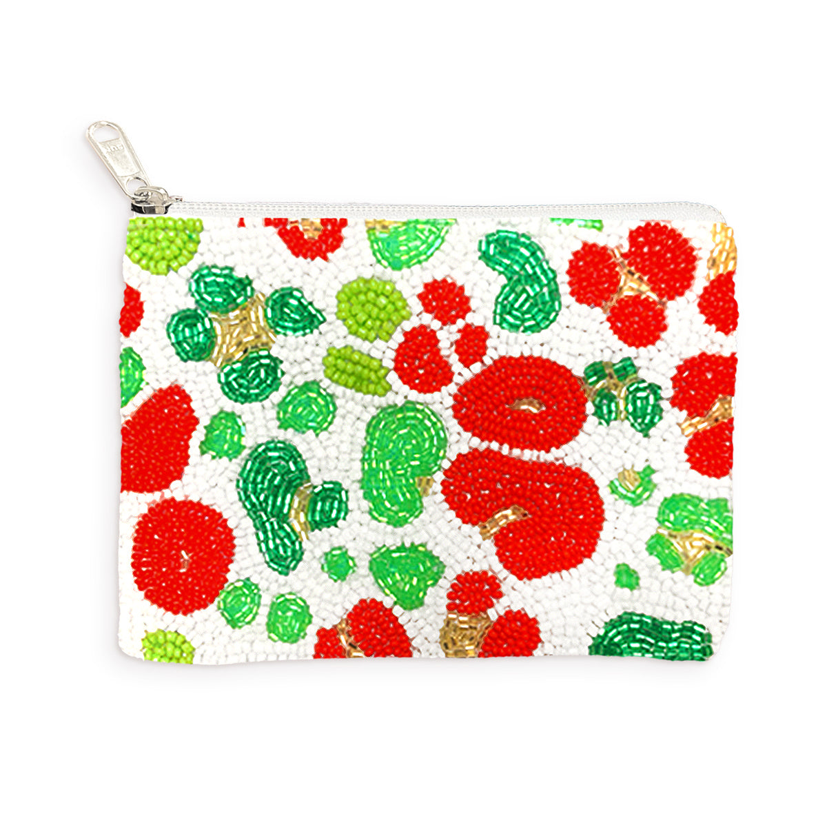 Festive Leopard Beaded Coin Purse by Viv & Lou® - BagNook