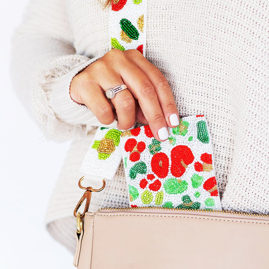 Festive Leopard Beaded Coin Purse by Viv & Lou® - BagNook