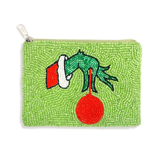 Grinchmas Beaded Coin Purse by Viv & Lou® - BagNook