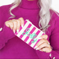Load image into Gallery viewer, Jolly Stripe Beaded Coin Purse by Viv & Lou® - BagNook
