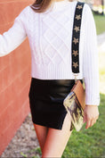 Load image into Gallery viewer, Black & Gold Star Beaded - Cross Strap by Viv & Lou® - BagNook

