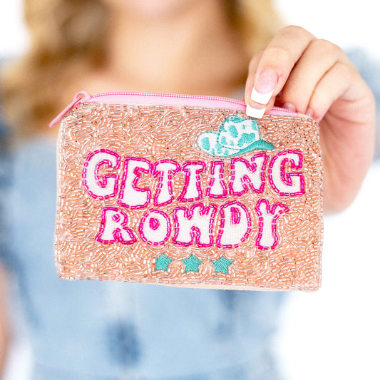 Getting Rowdy Beaded Coin Purse by Viv & Lou® - BagNook