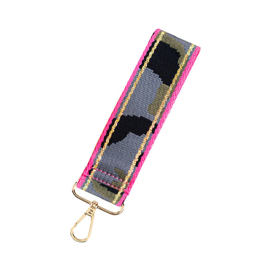 Camo Hot Pink - Wristlet Strap by Viv & Lou® - BagNook