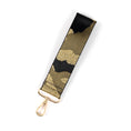 Load image into Gallery viewer, Camo - Wristlet Strap w/gold tone metal hardware by Viv & Lou® - BagNook
