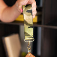 Load image into Gallery viewer, Camo - Wristlet Strap w/gold tone metal hardware by Viv & Lou® - BagNook

