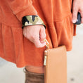 Load image into Gallery viewer, Camo - Wristlet Strap w/gold tone metal hardware by Viv & Lou® - BagNook

