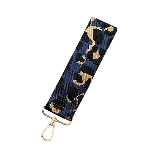 Navy Leopard - Wristlet Strap by Viv & Lou® - BagNook