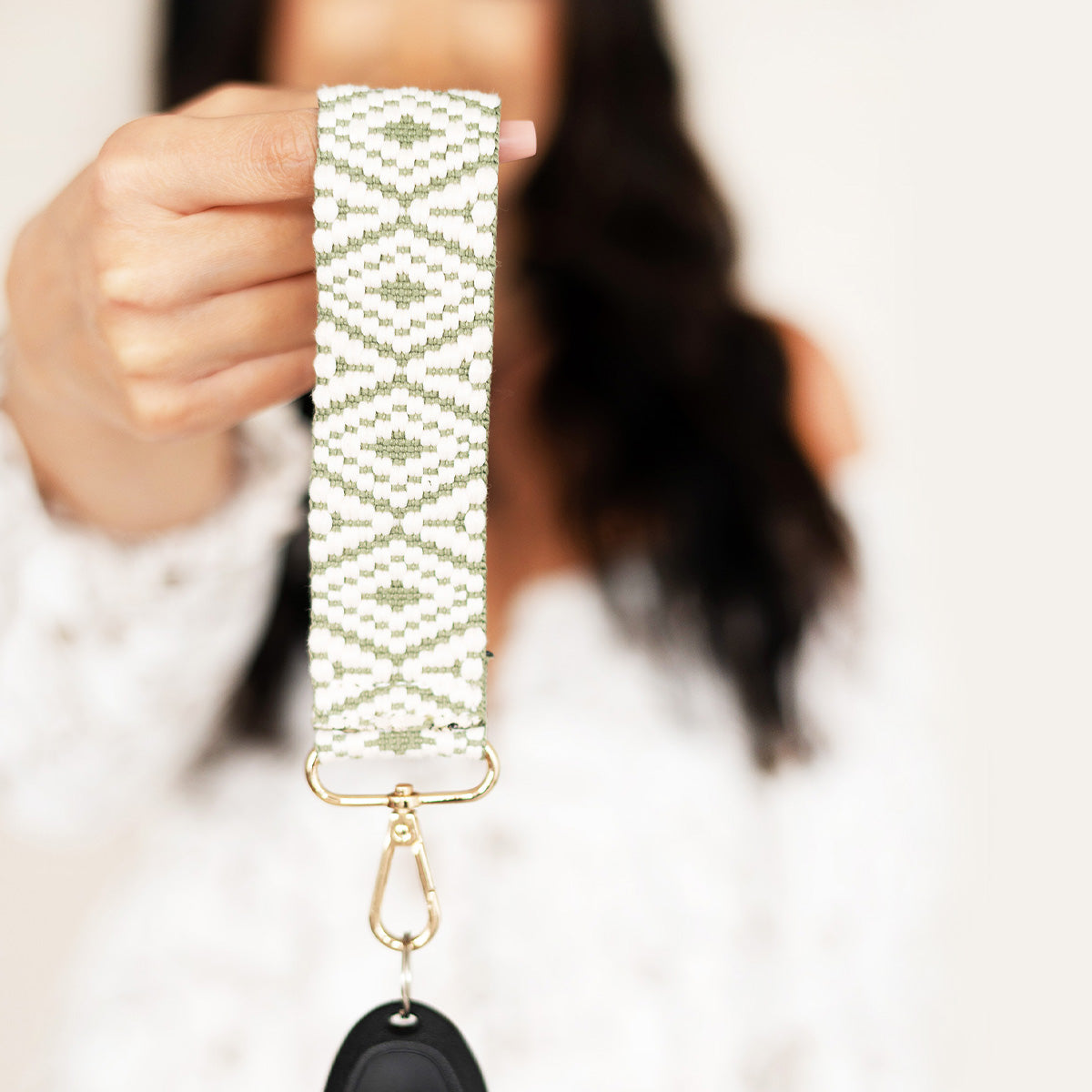 Sage Diamond - Wristlet Strap by Viv & Lou® - BagNook