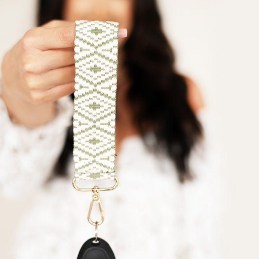 Sage Diamond - Wristlet Strap by Viv & Lou® - BagNook