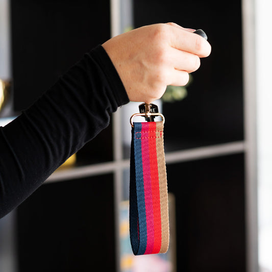 Bright Stripe - Wristlet Strap by Viv & Lou® - BagNook