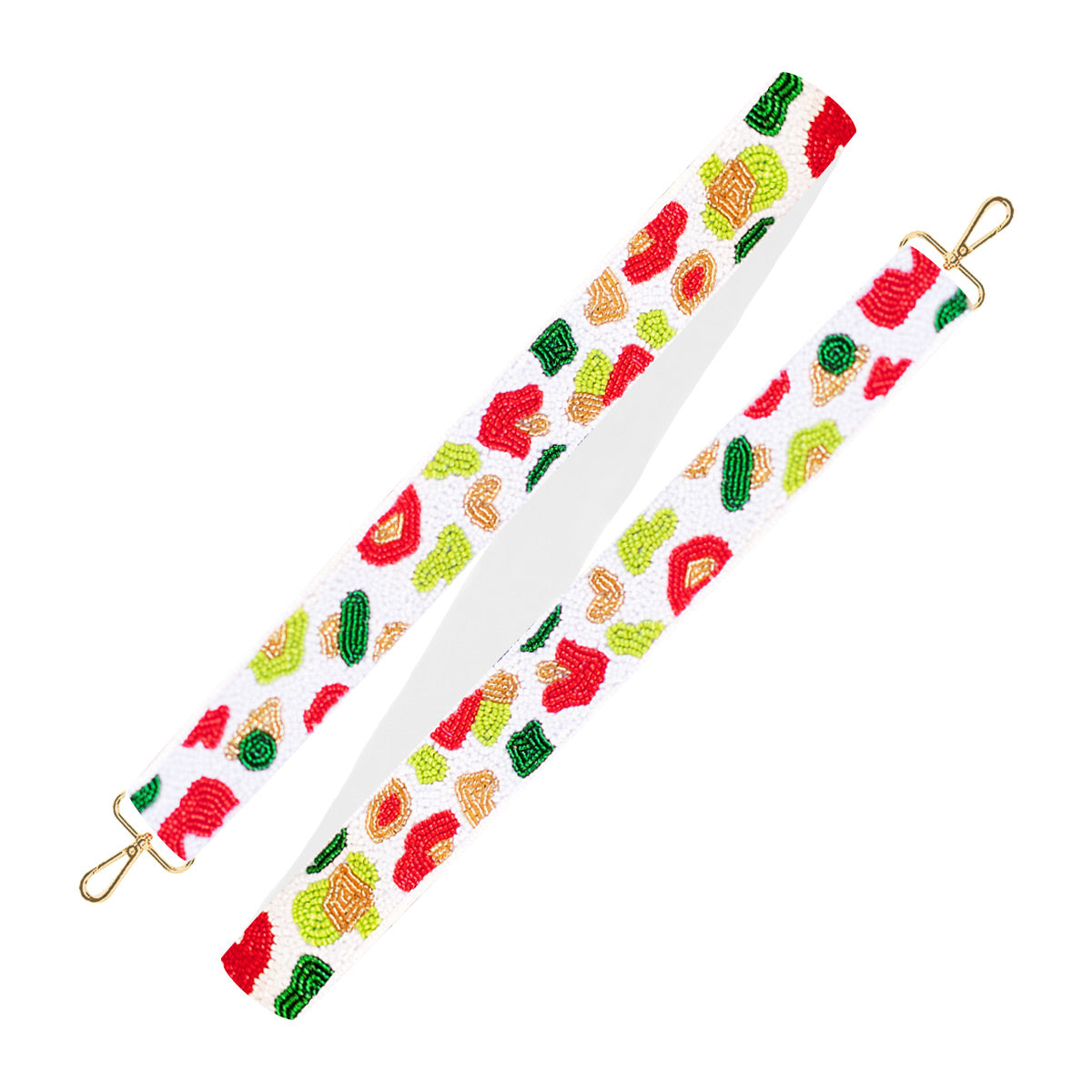 Festive Leopard Beaded - Cross Strap by Viv & Lou® - BagNook