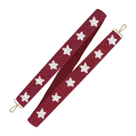 Garnet Star Beaded - Cross Strap by Viv & Lou® - BagNook