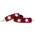 Load image into Gallery viewer, Garnet Star Beaded - Cross Strap by Viv & Lou® - BagNook
