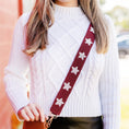 Load image into Gallery viewer, Garnet Star Beaded - Cross Strap by Viv & Lou® - BagNook
