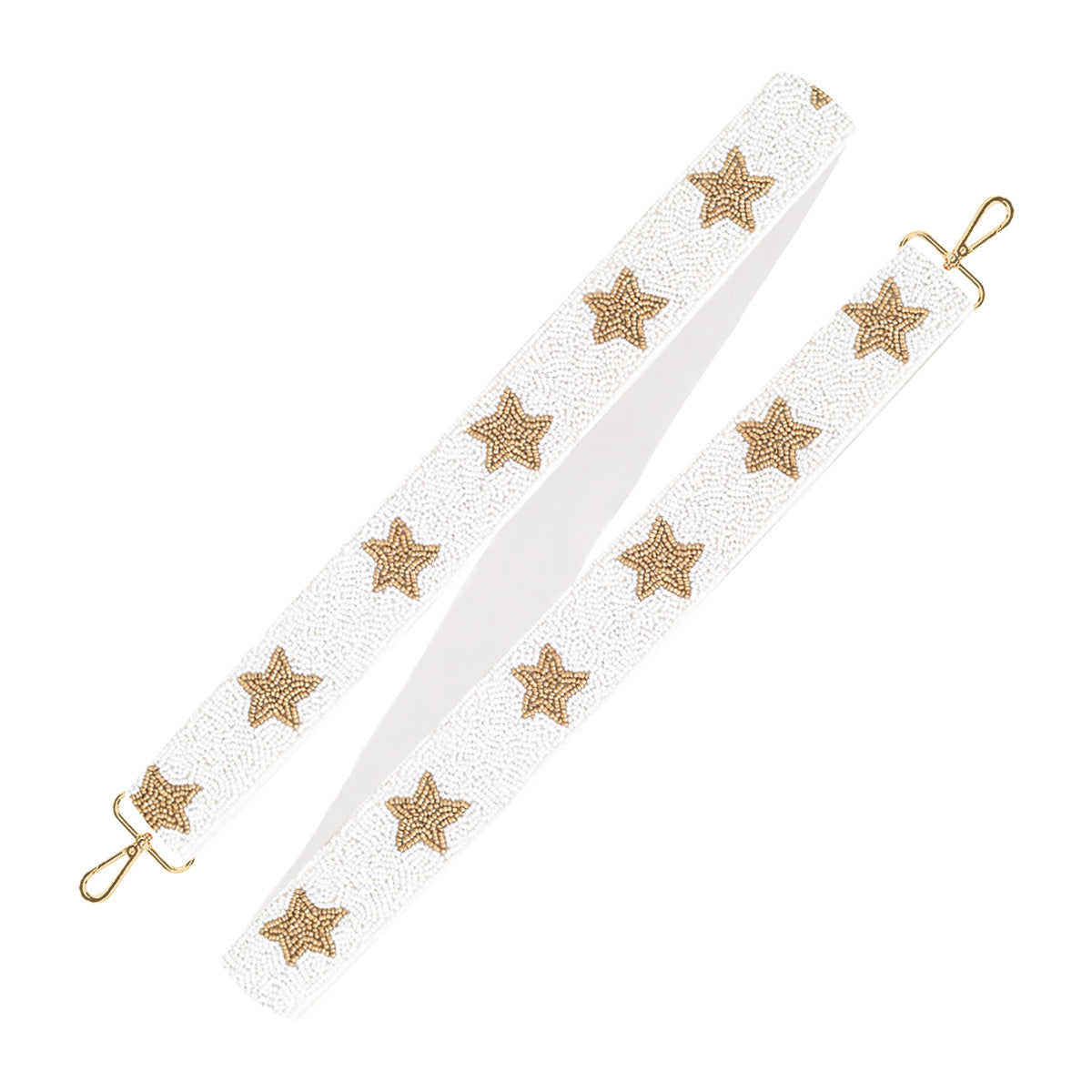 Gold Star Beaded - Crossbody Strap by Viv & Lou® - BagNook