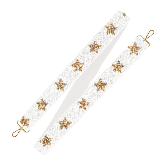 Gold Star Beaded - Crossbody Strap by Viv & Lou® - BagNook