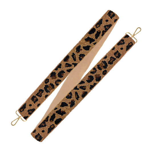 Leopard Beaded - Crossbody Strap by Viv & Lou® - BagNook