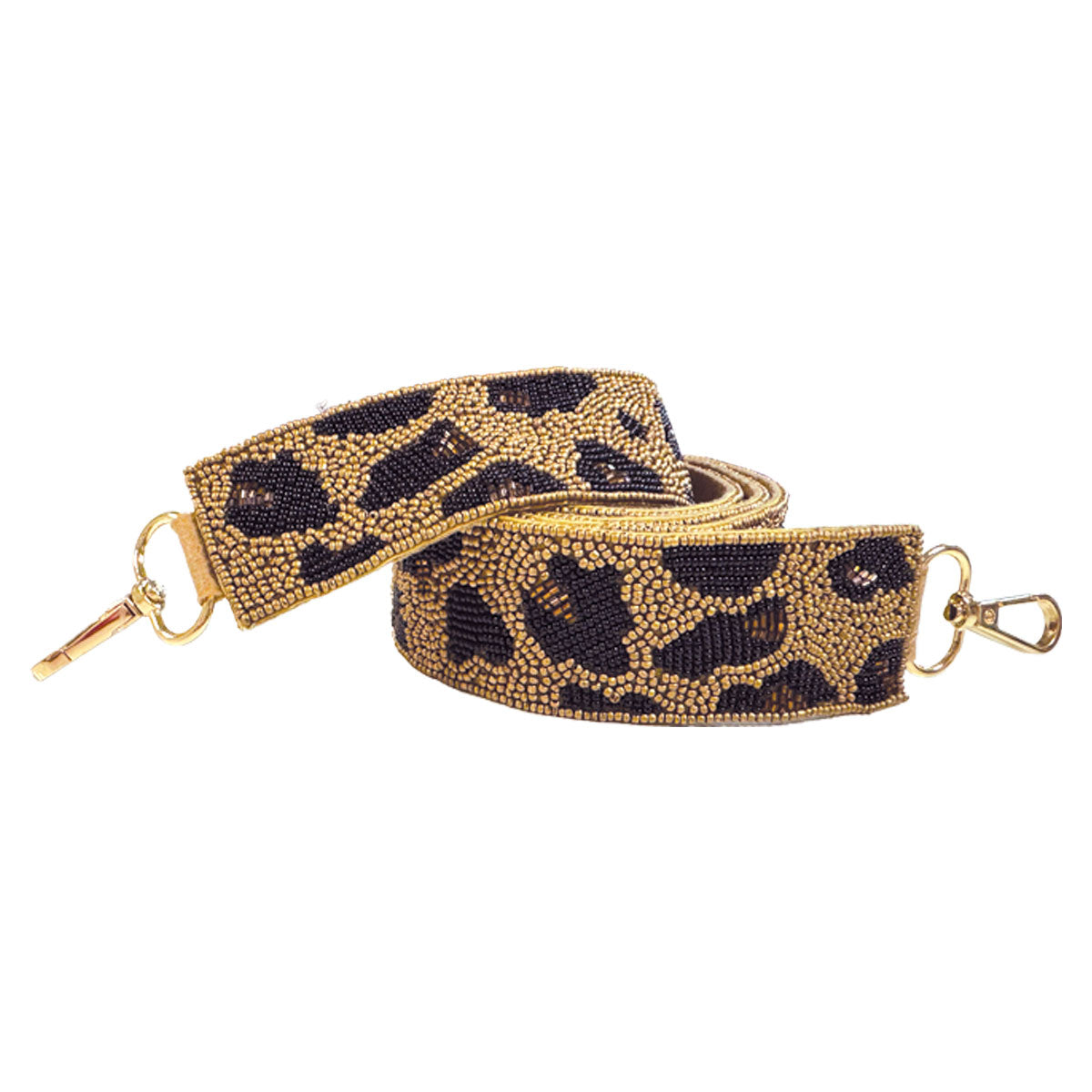 Leopard Beaded - Crossbody Strap by Viv & Lou® - BagNook
