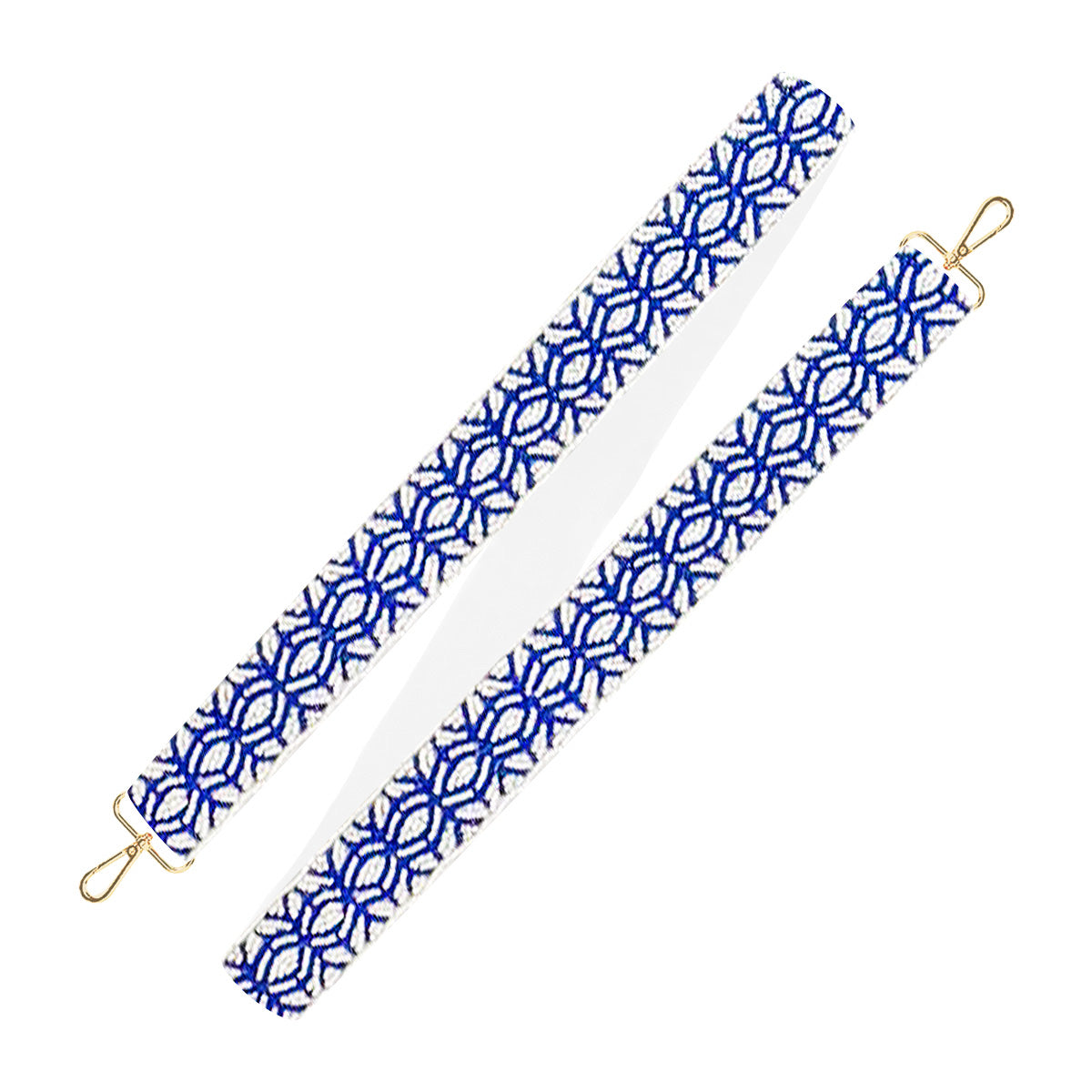 Royal Blue Trellis Beaded - Cross Strap by Viv & Lou® - BagNook