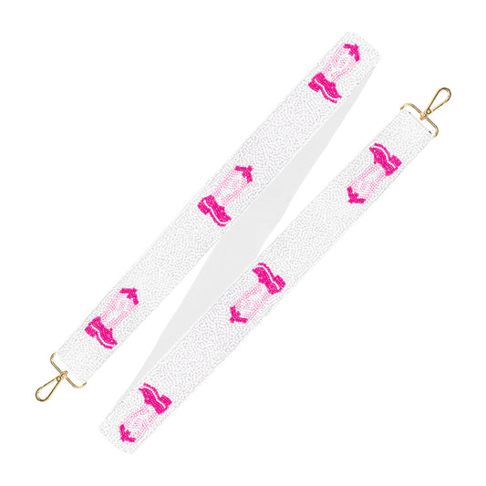 Pink Boots Beaded - Cross Strap by Viv & Lou® - BagNook