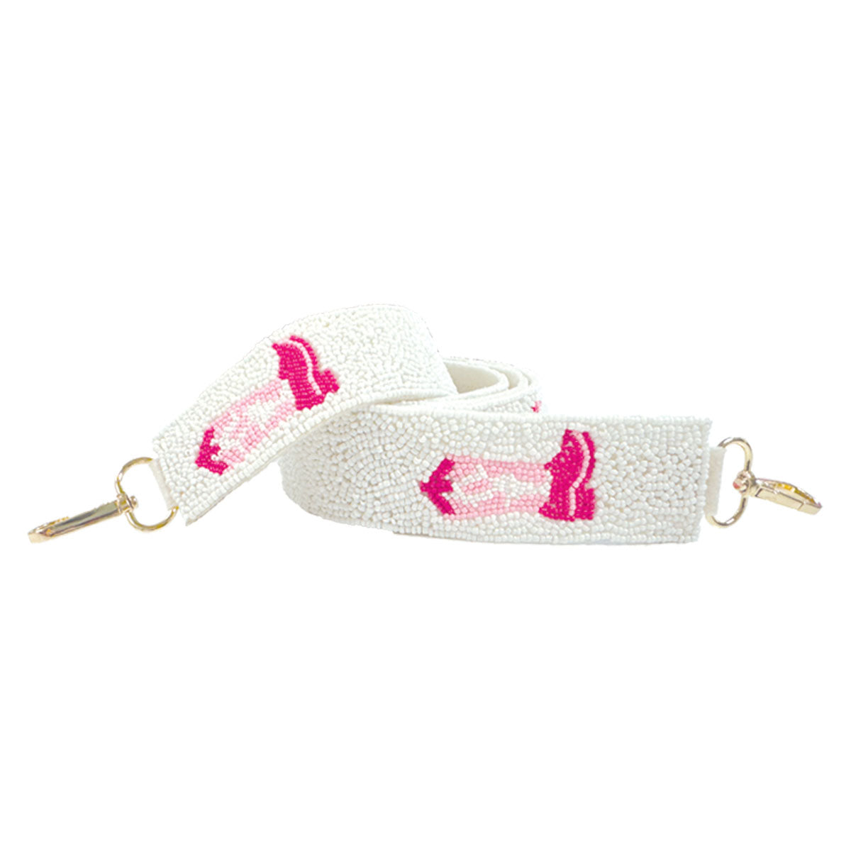 Pink Boots Beaded - Cross Strap by Viv & Lou® - BagNook