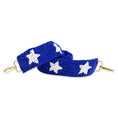 Load image into Gallery viewer, Royal Blue Star Beaded - Cross Strap by Viv & Lou® - BagNook
