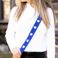 Load image into Gallery viewer, Royal Blue Star Beaded - Cross Strap by Viv & Lou® - BagNook
