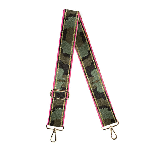 Camo Hot Pink Cross Strap by Viv & Lou® - BagNook