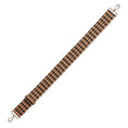 Load image into Gallery viewer, Camel & Black Houndstooth Cross Strap by Viv & Lou® - BagNook
