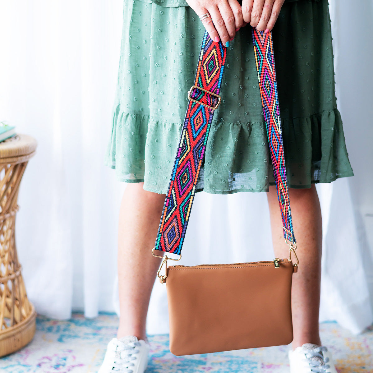 Colorful Aztec Crossbody Strap by Viv & Lou® - BagNook
