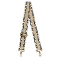 Load image into Gallery viewer, Leopard & Gold Stripe Cross Strap by Viv & Lou® - BagNook
