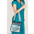 Load image into Gallery viewer, Leopard & Gold Stripe Cross Strap by Viv & Lou® - BagNook
