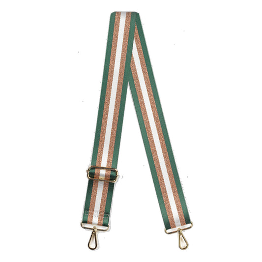 Green & Bronze Crossbody Strap by Viv & Lou® - BagNook