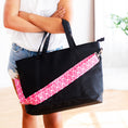 Load image into Gallery viewer, Hot Pink Trellis Crossbody Strap by Viv & Lou® - BagNook
