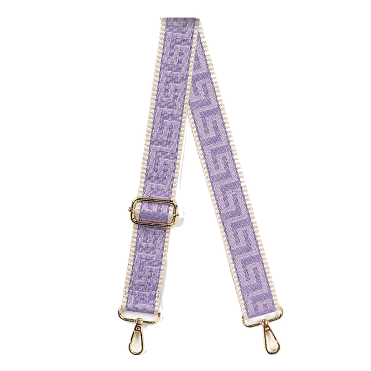 Lilac Greek Key Crossbody Strap by Viv & Lou® - BagNook