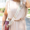 Load image into Gallery viewer, Natural Glitter Stripe Cross Strap by Viv & Lou® - BagNook
