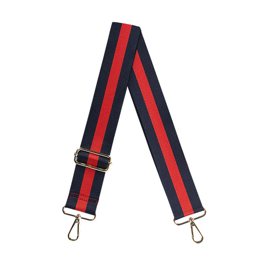 Navy & Red Stripe Crossbody Strap by Viv & Lou® - BagNook