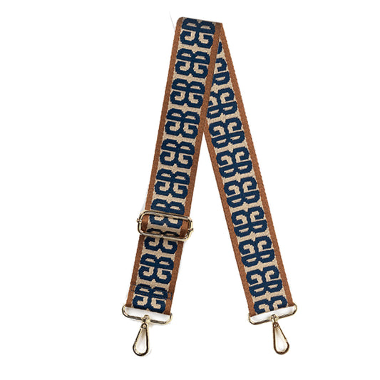 Navy & Camel Vivian Cross Strap by Viv & Lou® - BagNook