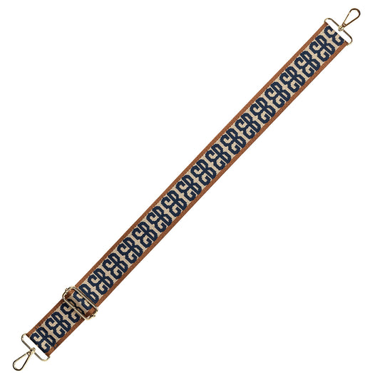 Navy & Camel Vivian Cross Strap by Viv & Lou® - BagNook