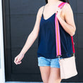 Load image into Gallery viewer, Hot Pink & Coral Crossbody Strap by Viv & Lou® - BagNook

