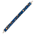 Load image into Gallery viewer, Royal Blue Leopard Cross Strap by Viv & Lou® - BagNook
