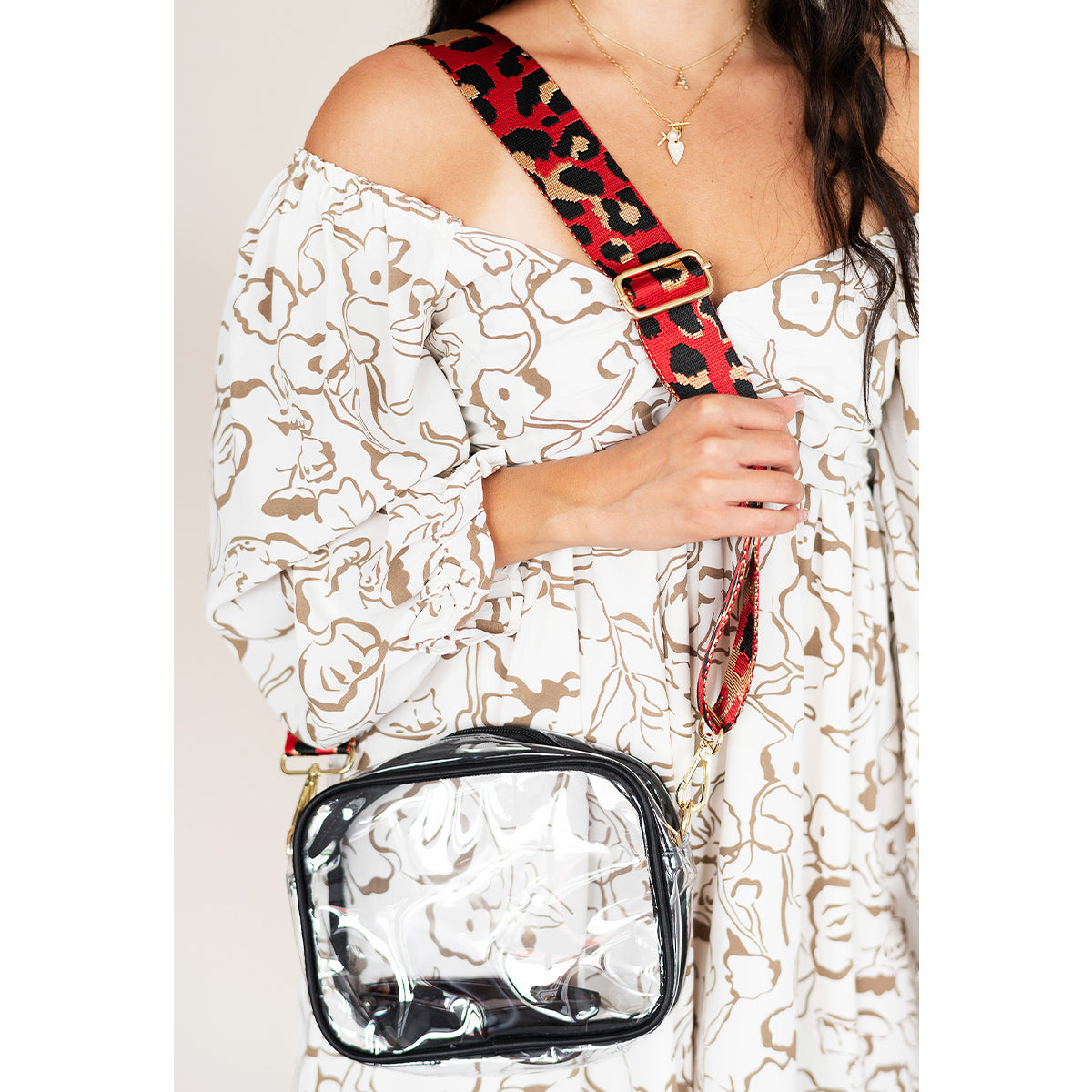 Red Leopard Crossbody Strap by Viv & Lou® - BagNook