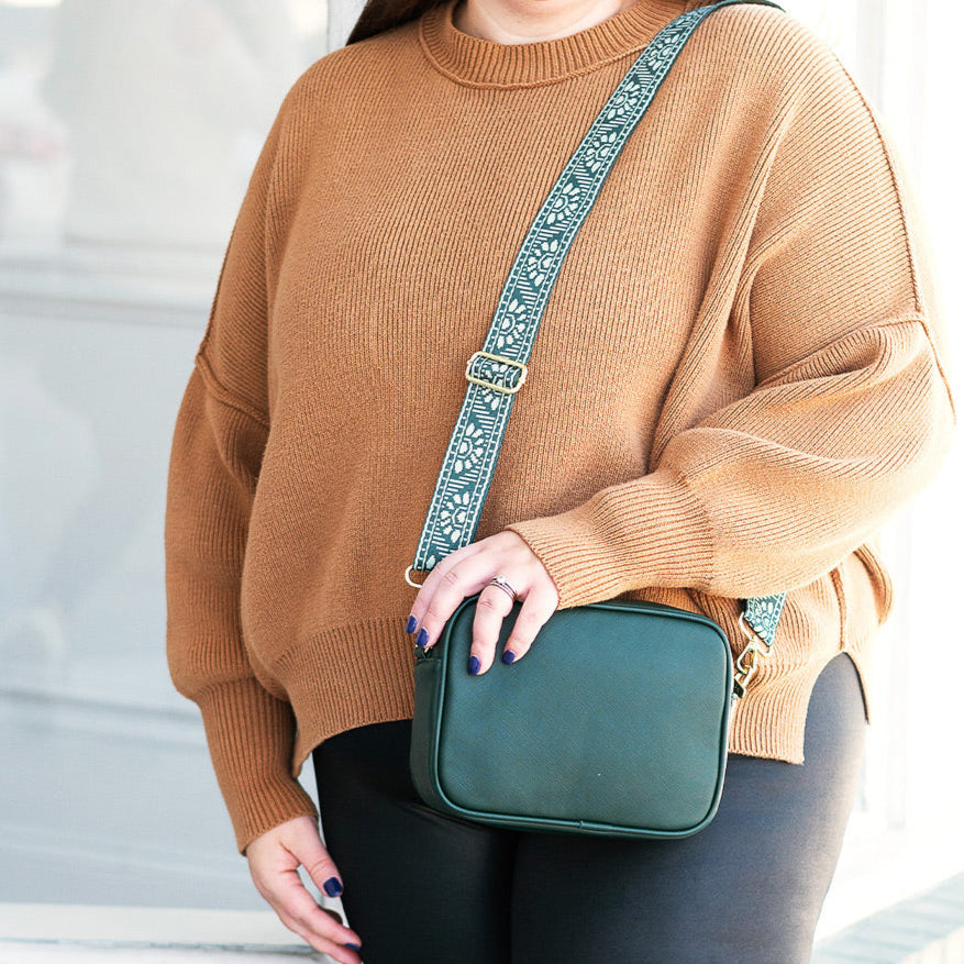 Sage Gia Crossbody Strap by Viv & Lou® - BagNook