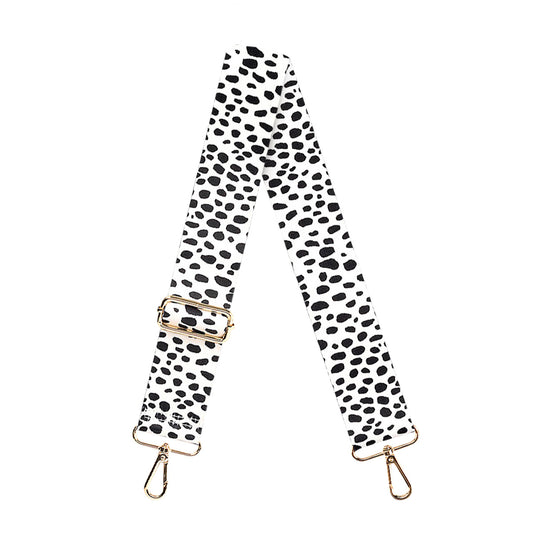 Spot On Crossbody Strap w/gold tone metal hardware by Viv & Lou® - BagNook