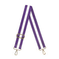 Load image into Gallery viewer, Purple Stripe Crossbody Strap by Viv & Lou® - BagNook

