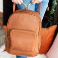 Load image into Gallery viewer, Camel Waverly Backpack - Viv & Lou® - BagNook
