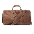 Load image into Gallery viewer, (brown)The Dagny Weekender | Large Leather Duffle Bag - BagNook
