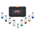 Load image into Gallery viewer, VEVOR Lug Nut Impact Socket Set 1/2 Metric and SAE 6pt Deep Socket - BagNook
