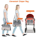 Load image into Gallery viewer, (grey)11Pcs Baby Diaper Bags Set - BagNook
