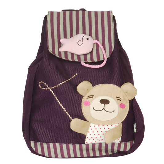 Happy School Day Fabric Art School Daypack - BagNook